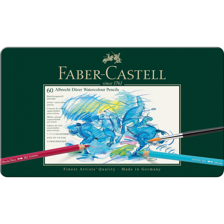 Faber-Castell Albrecht Dürer Watercolour Pencil Tin Of 60 - A117560