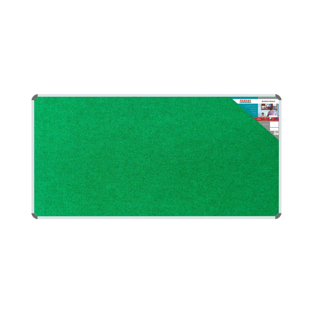 Parrot Bulletin Board Ribbed Aluminium Frame (1800x900mm)