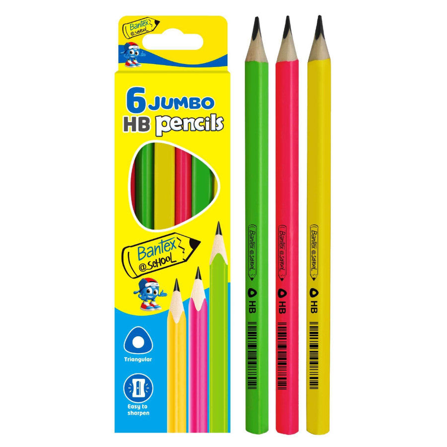 Bantex Jumbo Triangular HB Pencils &amp;#8211 - BKR971720