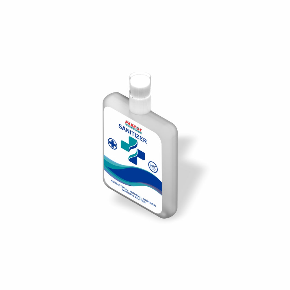 Parrot Hand Sanitizer 90% Isopropyl Alcohol (28 ml - Uncarded Box of 20) - MEDHS01Z
