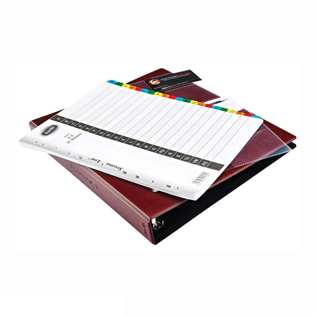 Bantex A4 Business Card Binder Organizer Binder