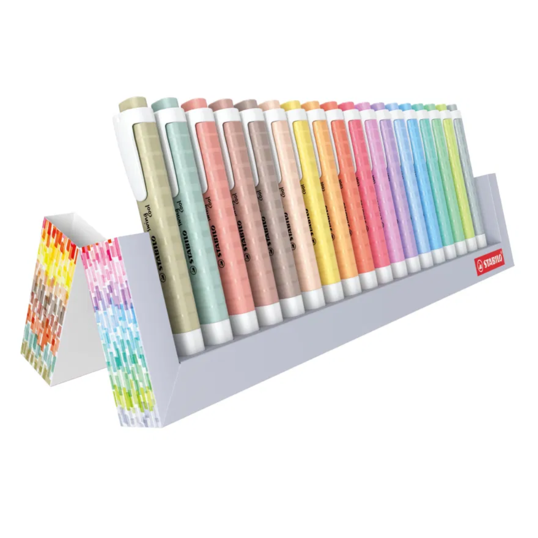 Stabilo Swing Cool Highlighter Deskset Assorted 18 Pcs - 275-18-01-5