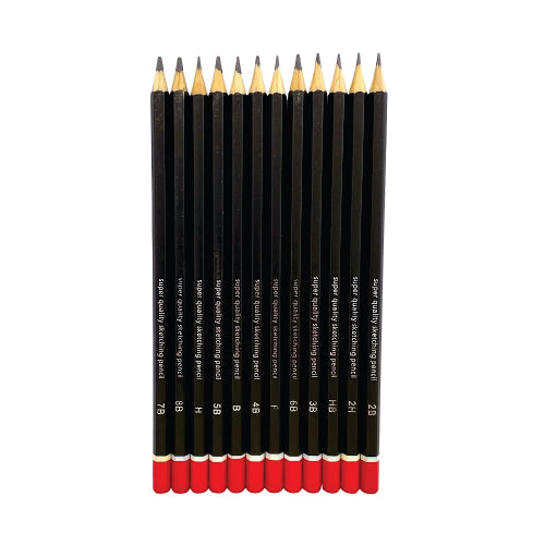 Vneeds – 12PC Professional Drawing Sketching Pencil Set – Art Pencil - penc 027