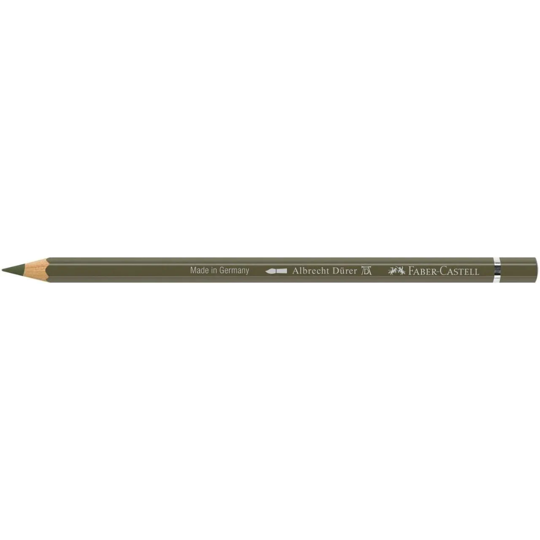 Faber-Castell Albrecht Dürer Watercolour Pencil 173 Olive Green Yellowish Box Of 6 - A117673