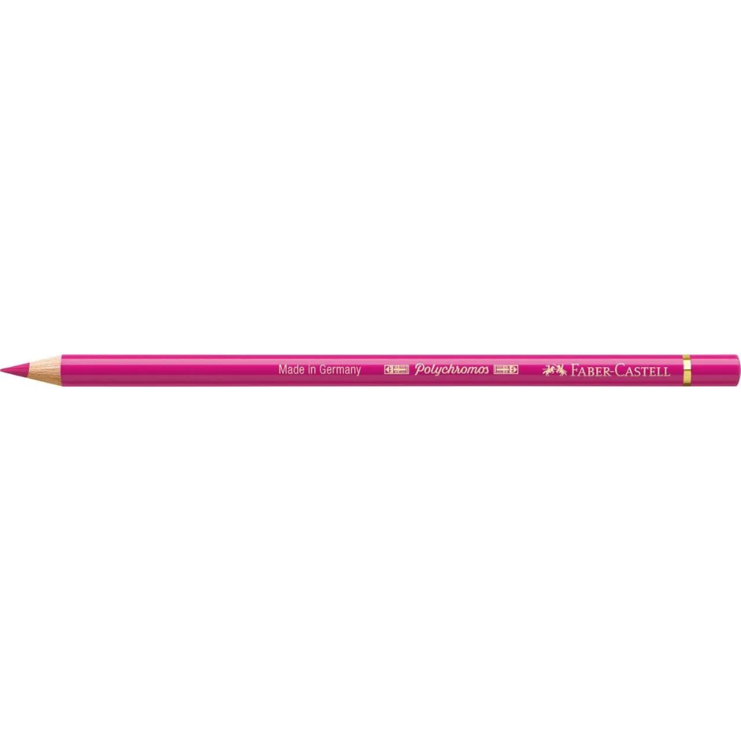 Faber-Castell Polychromos Colour Pencil 123 Fuchsia Box Of 6 - A110123