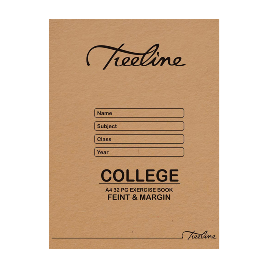 A4 College Exercise Book 32 Page Feint And Margin - 2011