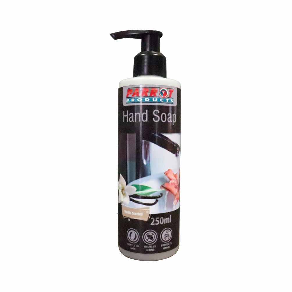 Parrot Janitorial Hand Soap Vanilla 250ml box of 6 - JA0402HSV