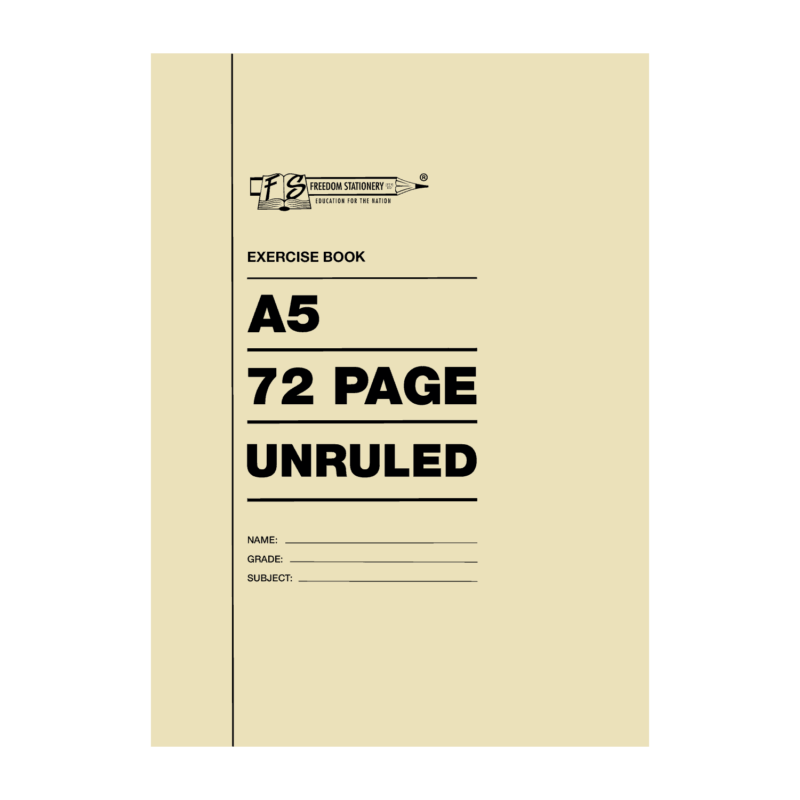 72p A5 Exercise Books Unruled - 2083