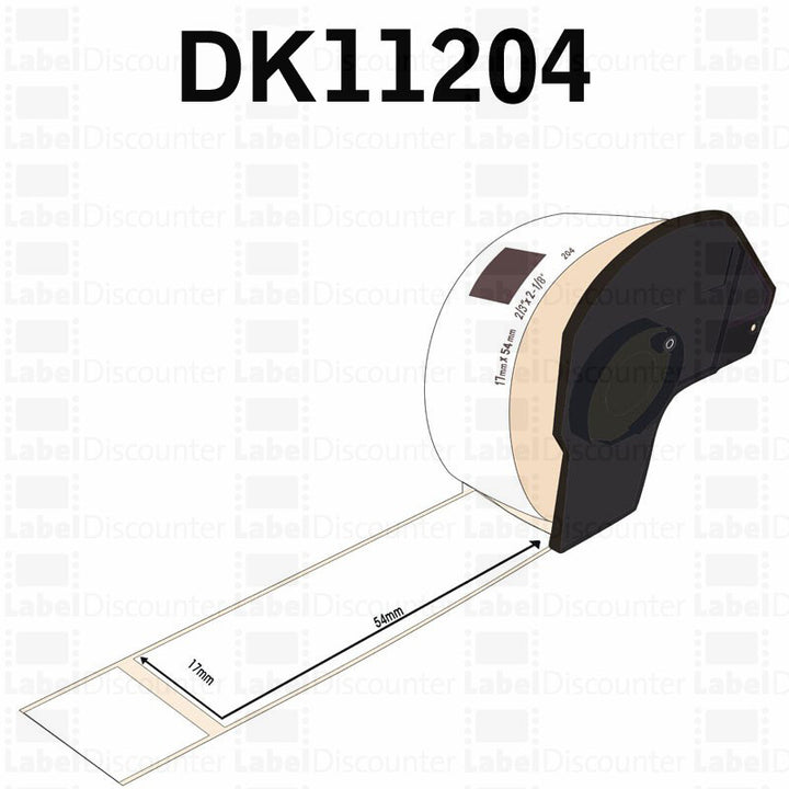 Brother compatible DK 11204 - White tape paper