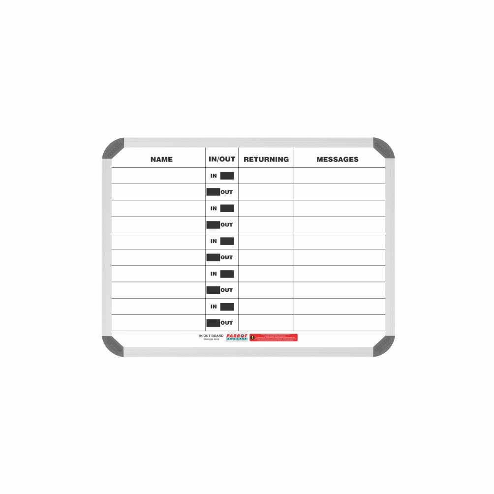 Parrot In/Out Board Magnetic 10 People (600*450mm) - BD4018