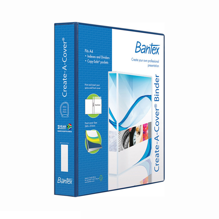 Bantex A4 Presentation Binder PVC 40mm - 2 Ring