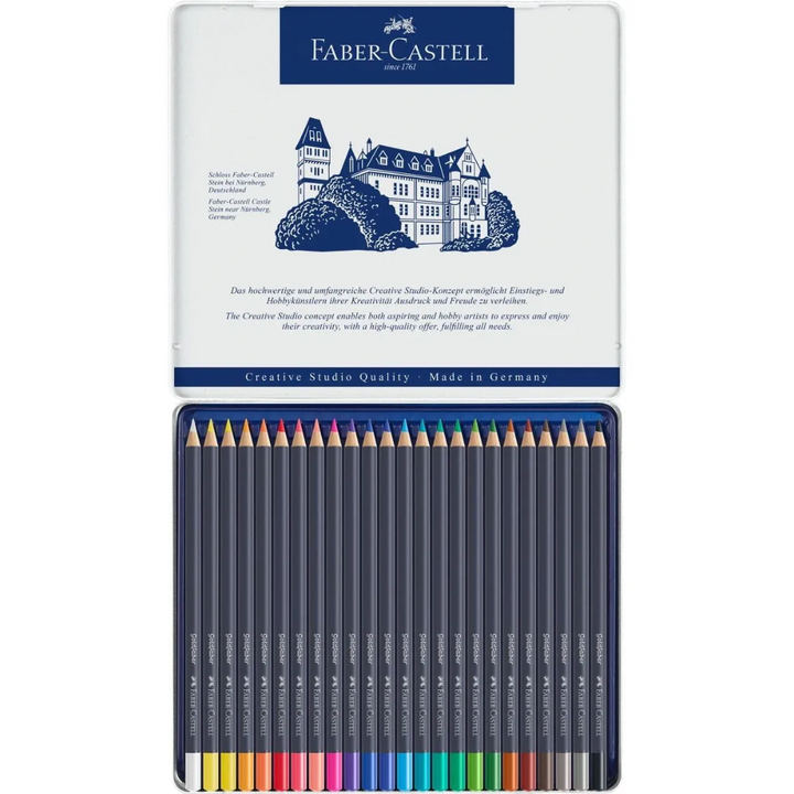 Faber-Castell Goldfaber Colour Pencil Tin Of 24 - A114724