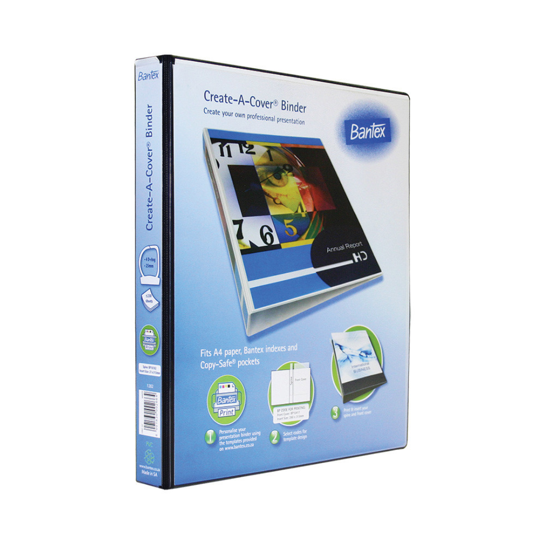 Bantex A4 Presentation Binder PVC 25mm - 4 Ring