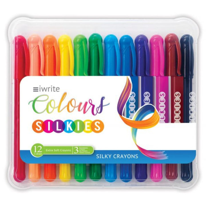 IWRITE Colours Silkies Extra Soft Crayons - 22-5021-30