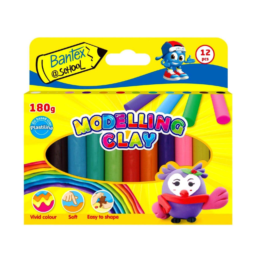 Bantex Modelling Clay 12 Piece &amp;#8211 - BKR971796