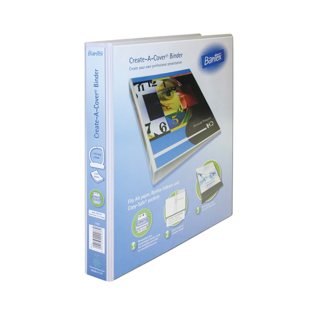 Bantex A4 Presentation Binder PVC 25mm - 4 Ring