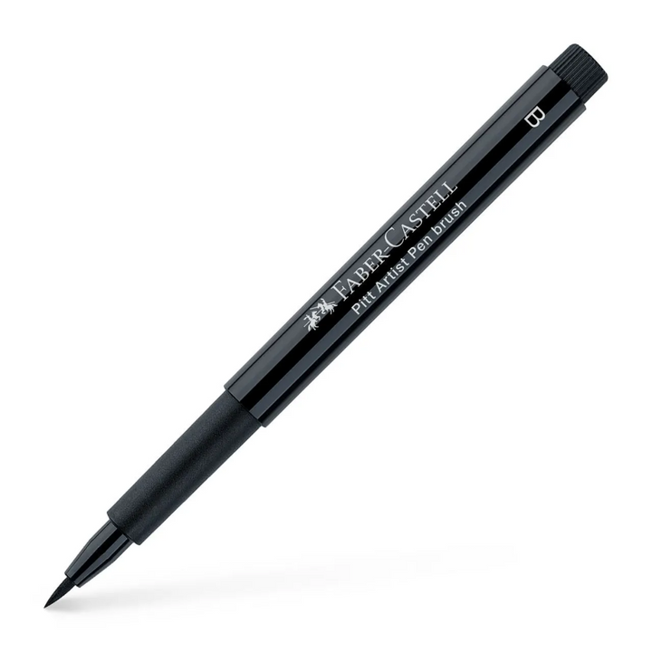 Faber-Castell Pitt Artist India Ink Pen B 199 Black Box Of 10 - A167499