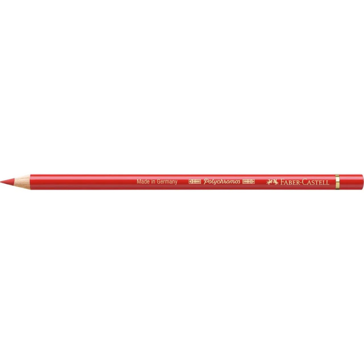 Faber-Castell Polychromos Colour Pencil 118 Scarlet Red Box Of 6 - A110118