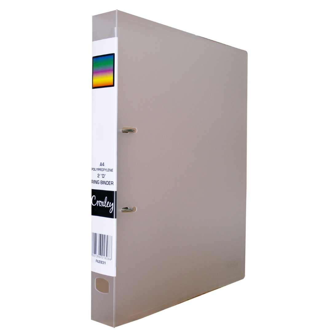 Croxley 2D PP Ring Binder Each Each
