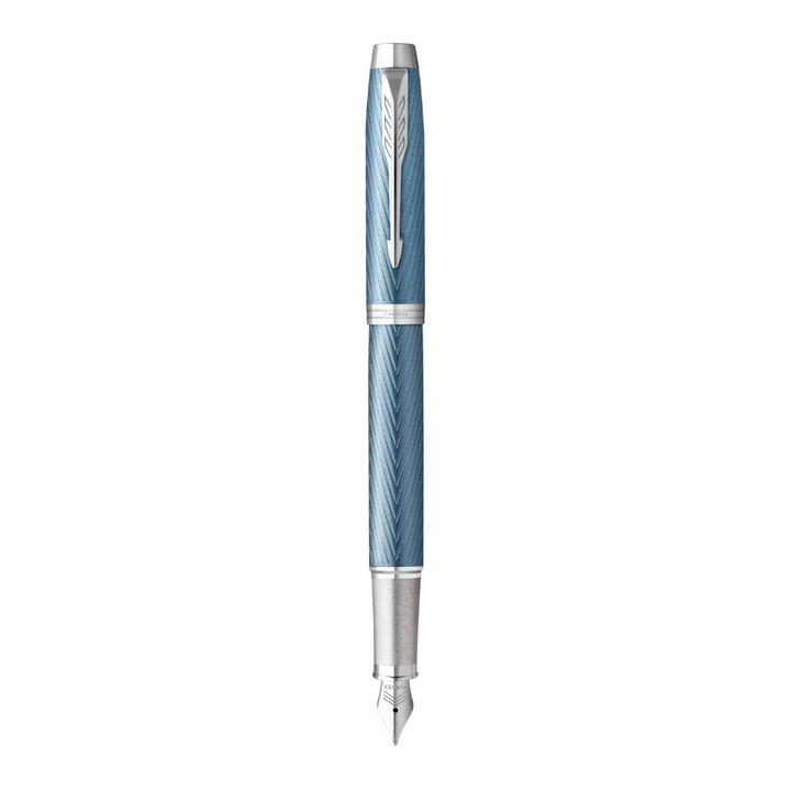 Parker IM Premium Fountain Pen Medium Nib Blue Ink