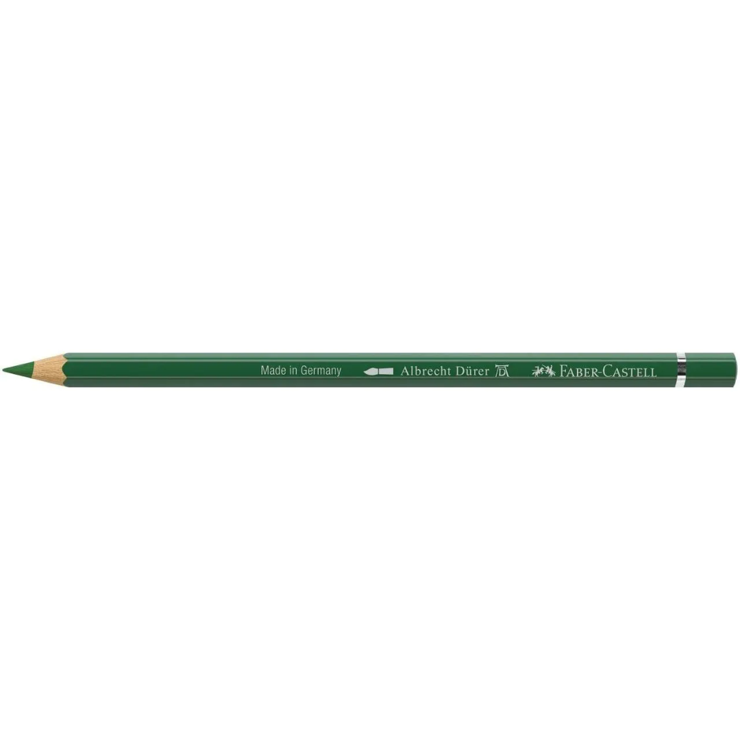 Faber-Castell Albrecht Dürer Watercolour Pencil 167 Permanent Green Olive Box Of 6 - A117667