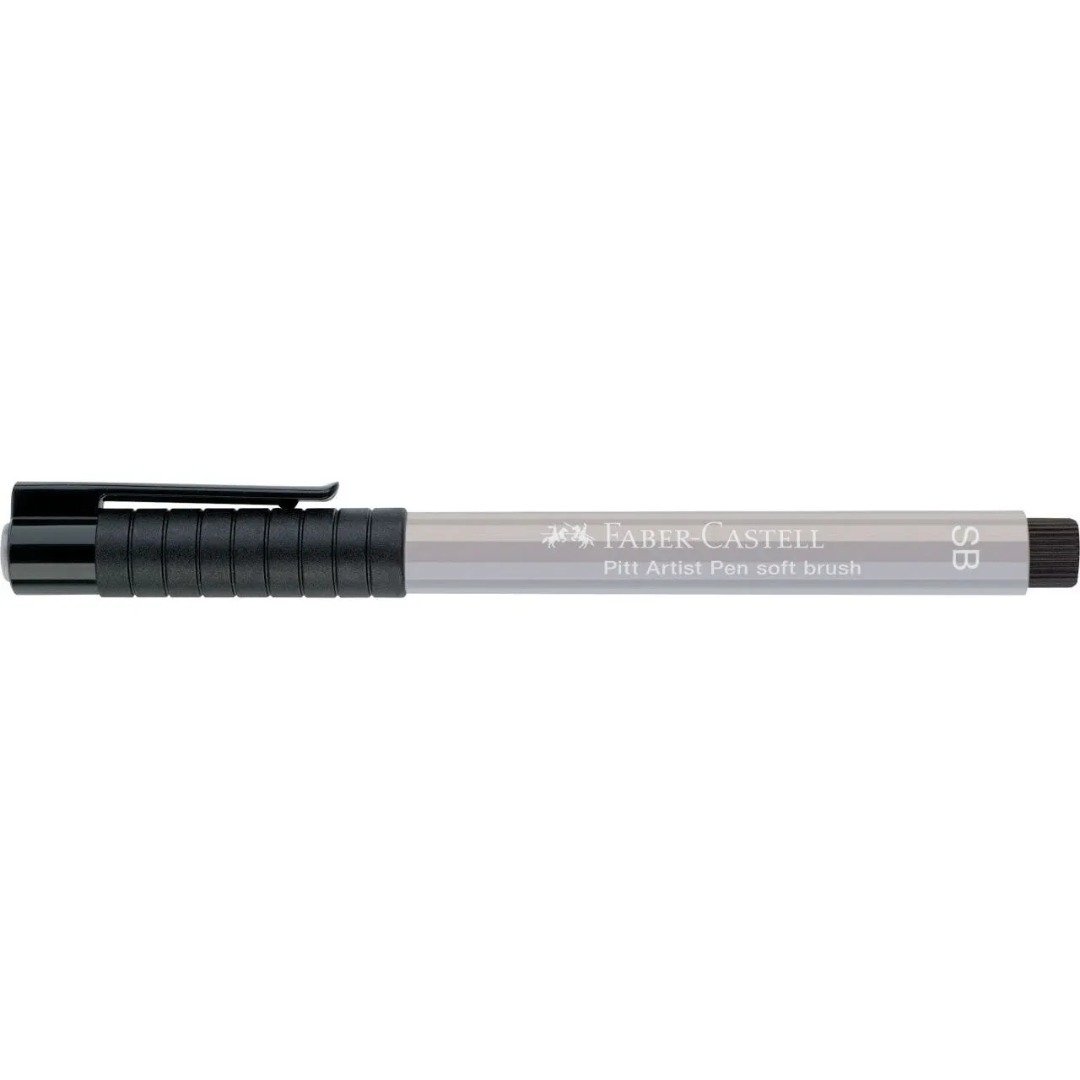 Faber-Castell Pitt Artist India Ink Pen SB 272 Warm Grey III Box Of 10 - A167872