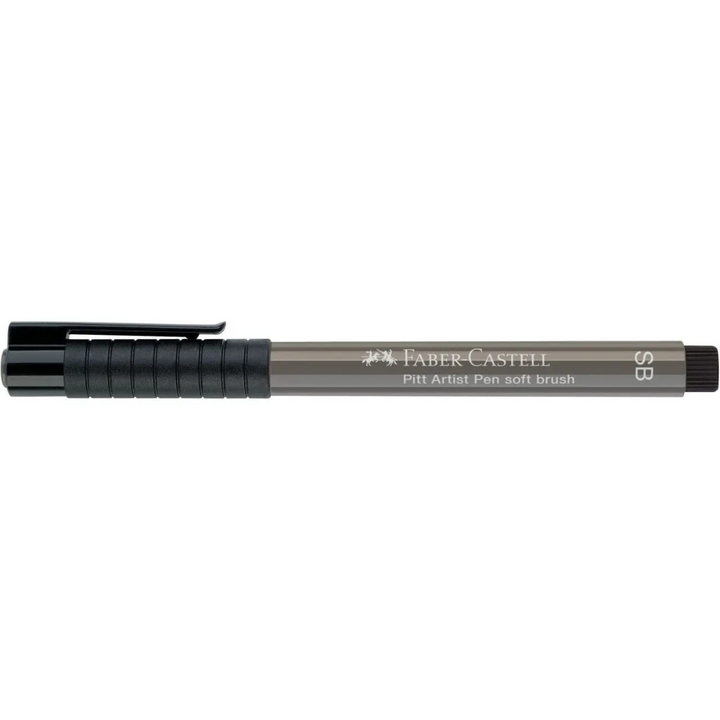 Faber-Castell Pitt Artist India Ink Pen SB 273 Warm Grey IV Box Of 10 - A167873