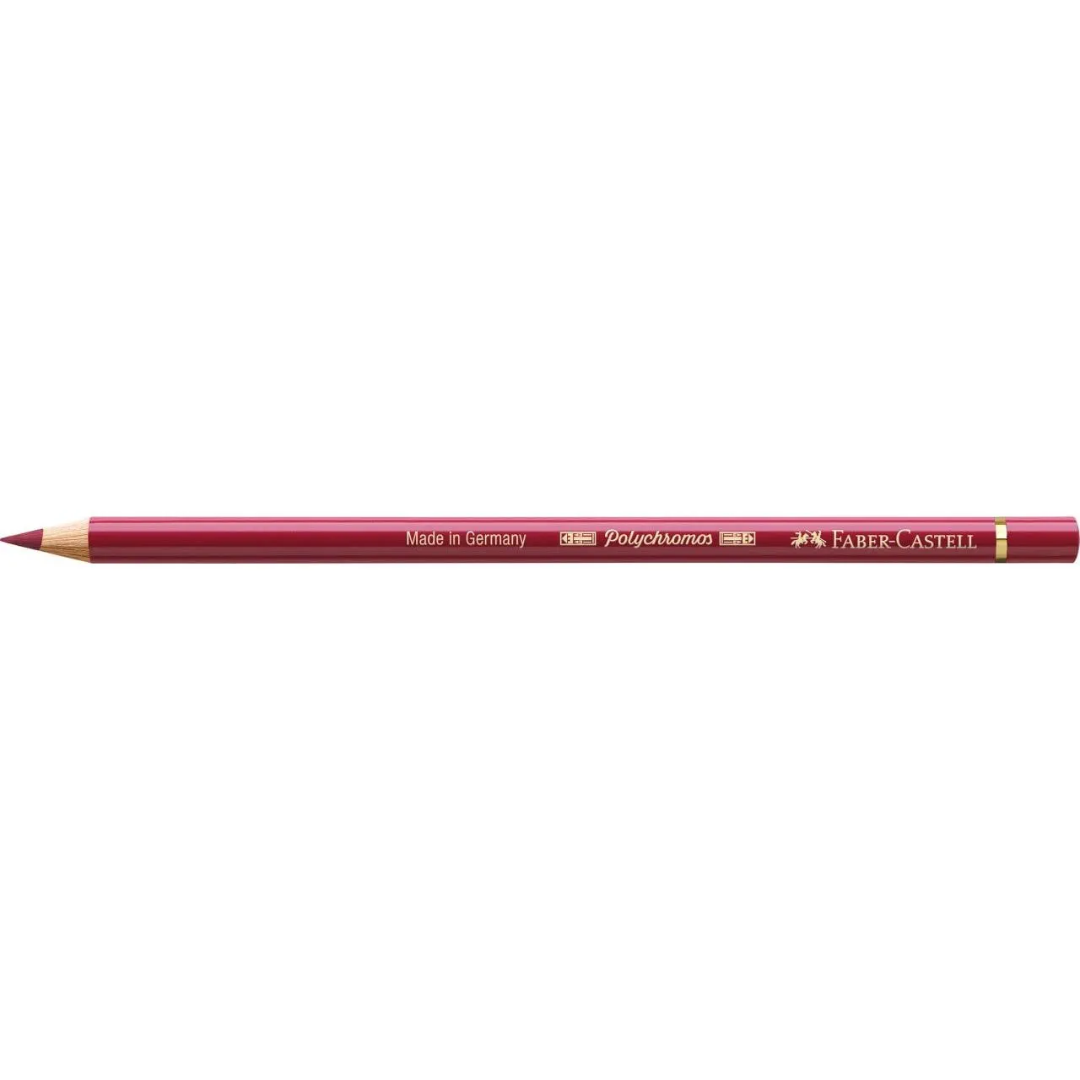 Faber-Castell Polychromos Colour Pencil 225 Dark Red Box Of 6 - A110225