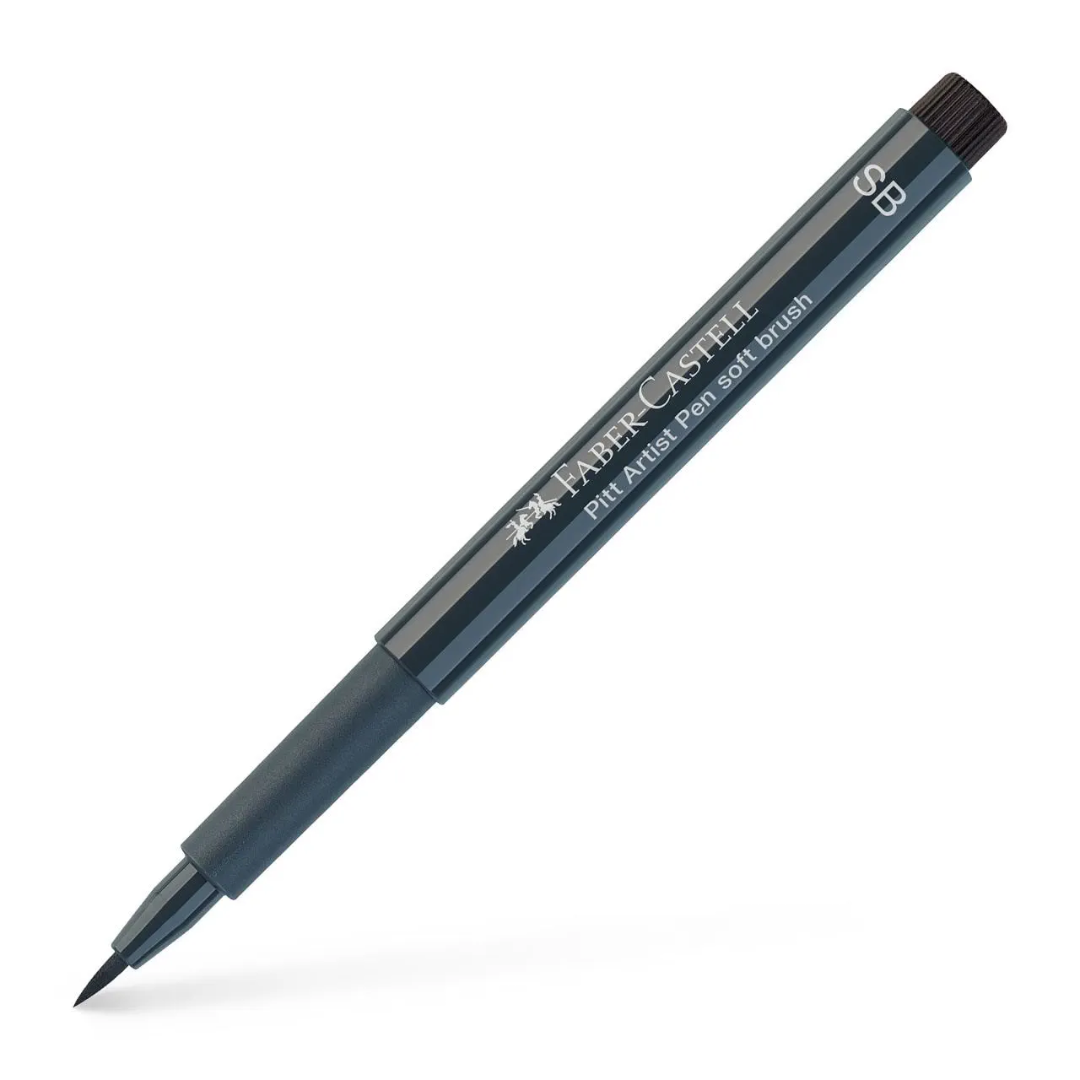 Faber-Castell Pitt Artist India Ink Pen SB 235 Cold Grey VI Box Of 10 - A167835