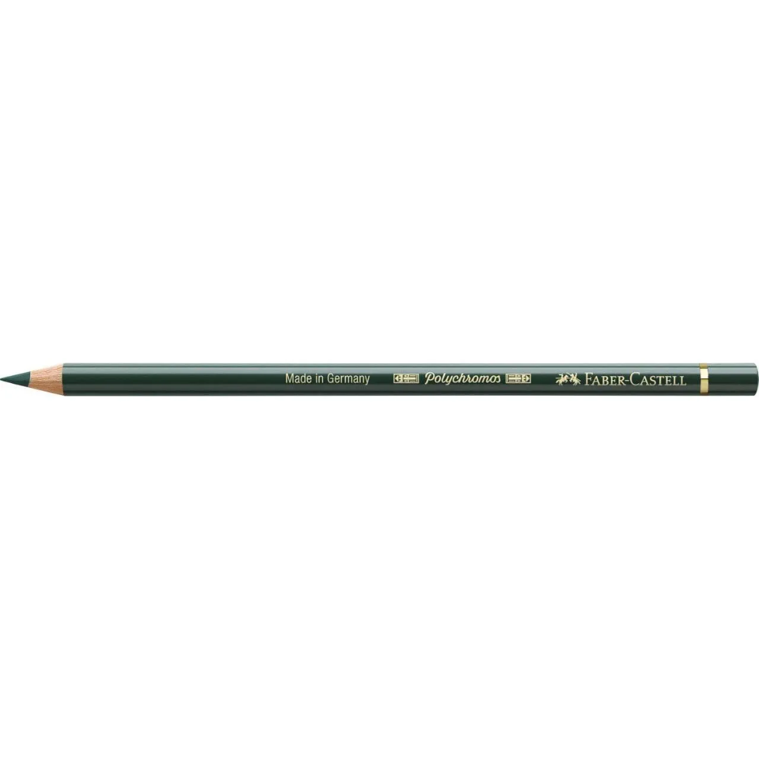 Faber-Castell Polychromos Colour Pencil 278 Chrome Oxide Green Box Of 6 - A110278