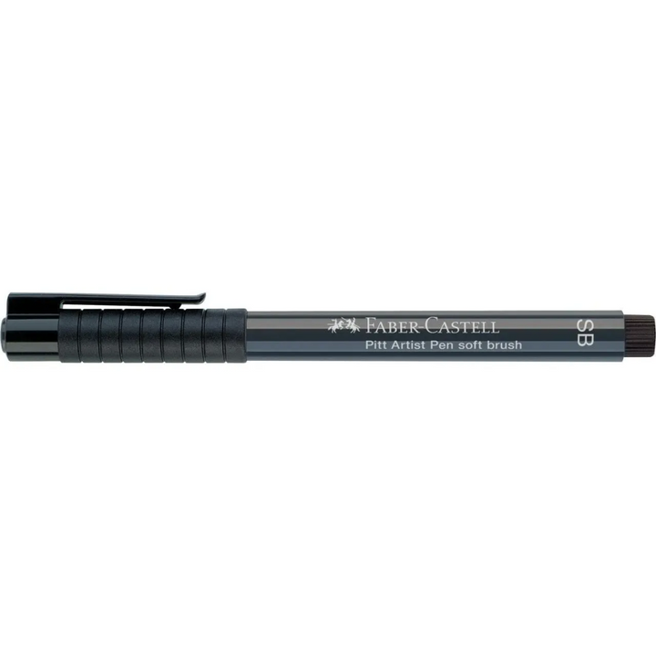 Faber-Castell Pitt Artist India Ink Pen SB 235 Cold Grey VI Box Of 10 - A167835