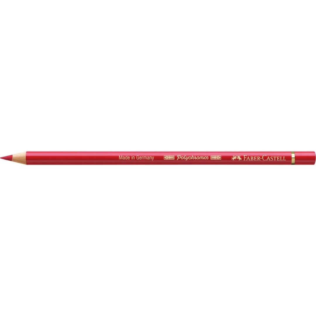 Faber-Castell Polychromos Colour Pencil 219 Deep Scarlet Red Box Of 6 - A110219