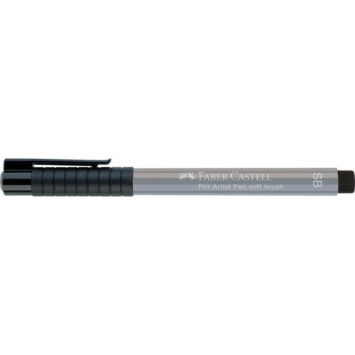 Faber-Castell Pitt Artist India Ink Pen SB 232 Cold Grey III Box Of 10 - A167832