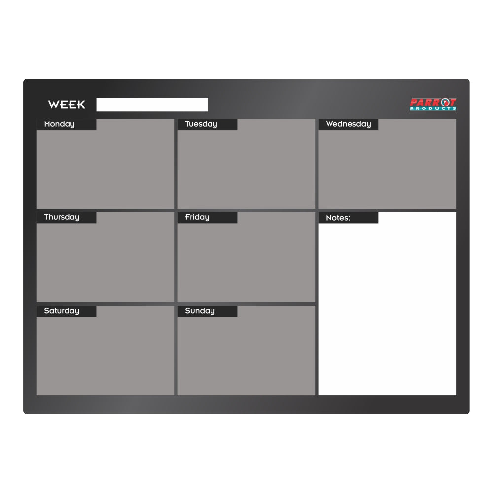 Parrot Cast Acrylic Weekly Planner (Cast Acrylic - 600 x 450mm) - BD7125
