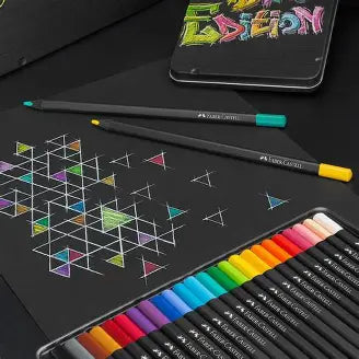 Faber-Castell Black Edition Colour Pencils Cardboard Of 36 - A116436
