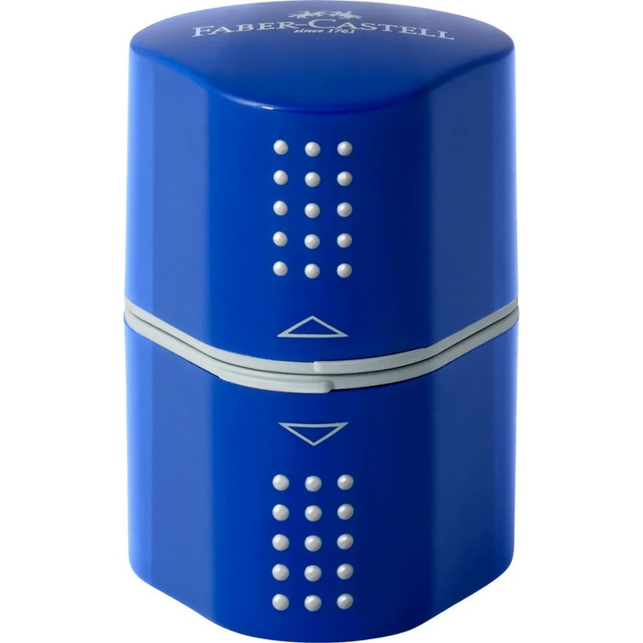 Faber-Castell Grip 2001 Trio Sharpening Box Red/Blue, Sorted Box of 10 - A183801