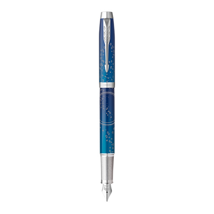Parker IM SE Submerge Fountain Pen Medium Nib Blue Ink