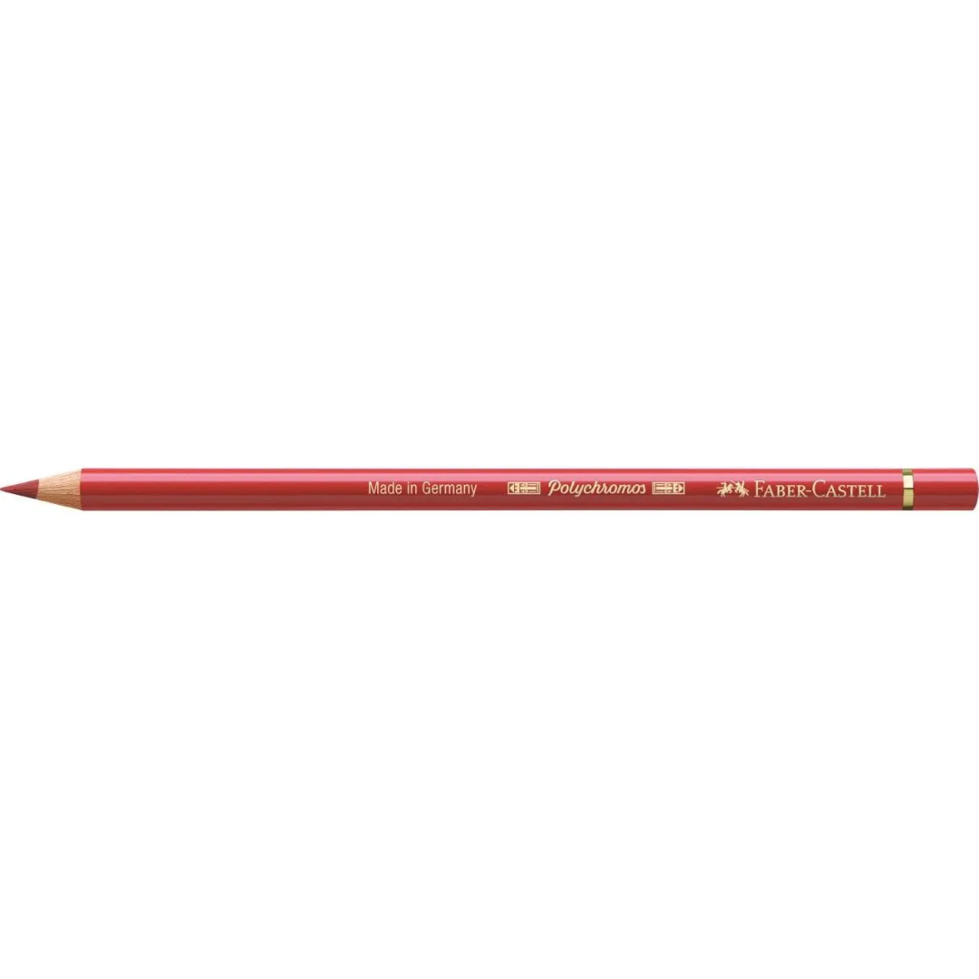 Faber-Castell Polychromos Colour Pencil 191 Pompeian Red Box Of 6 - A110191
