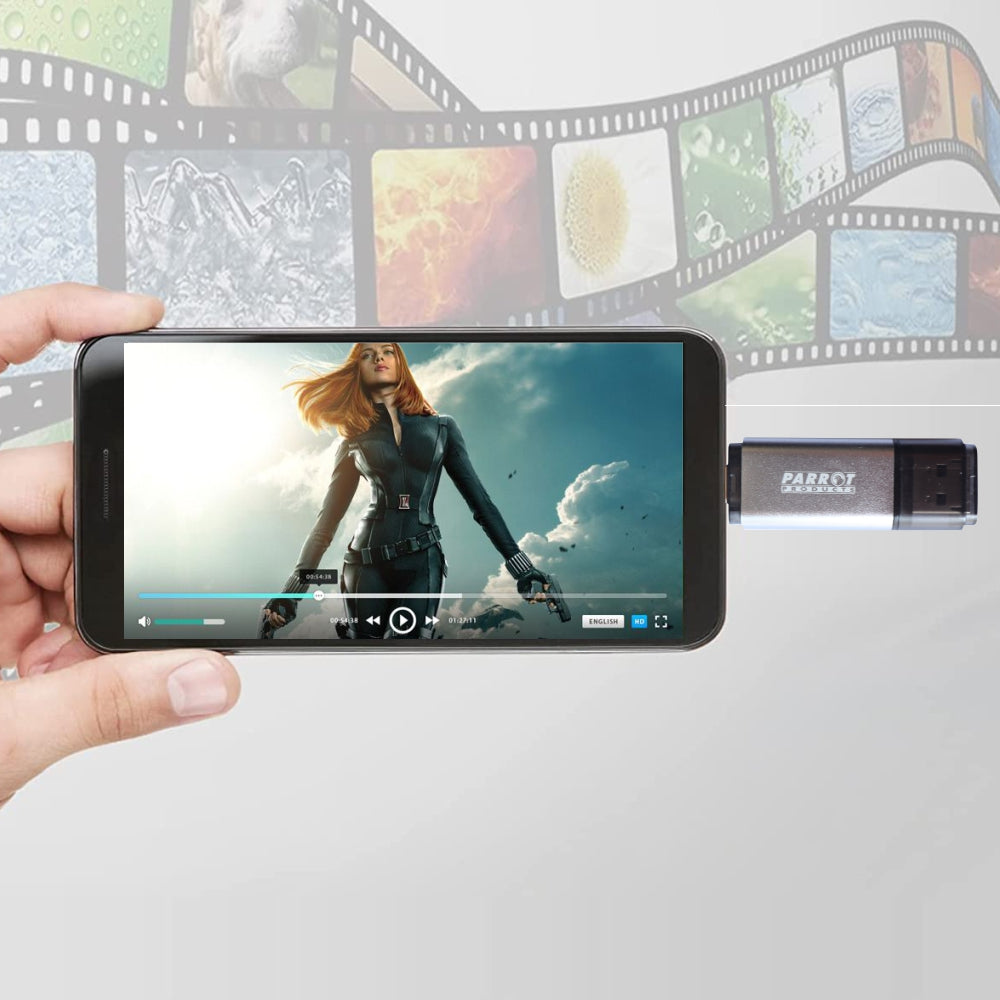 External Storage USB 3 Type A + USB C 128GB Flash Drive - XT00128