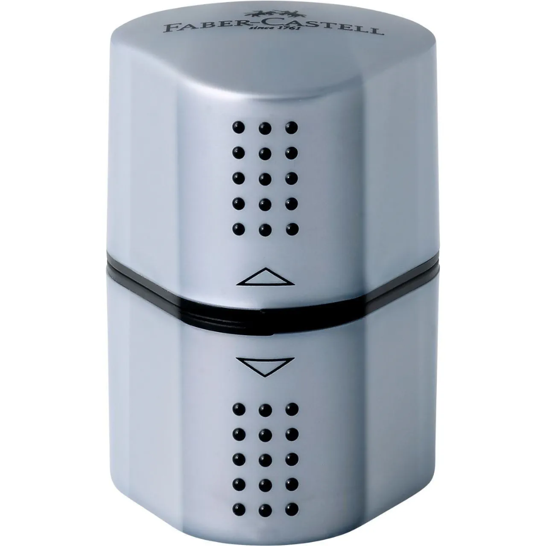 Faber-Castell Grip 2001 Trio Sharpening Box Silver Box Of 10 - A183800