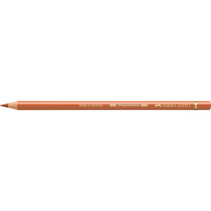 Faber-Castell Polychromos Colour Pencil 187 Burnt Ochre Box Of 6 - A110187