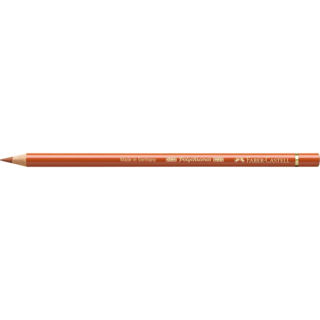 Faber-Castell Polychromos Colour Pencil 186 Terracotta Box Of 6 - A110186