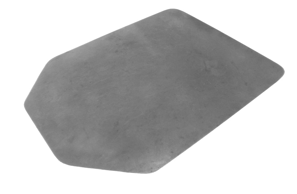 CARPET PROTECTOR NON SLIP SILVER TAPERED RECTANGLE 1200 X 900 X 2.75MM - CP1043