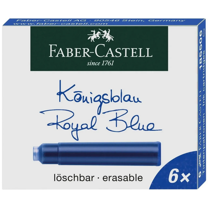 Faber-Castell Ink Standard Cartridges Box of 6