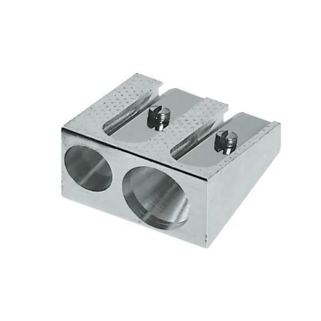 Faber-Castell Metal Sharpener Twin 50-34 Box of 20 - A183400