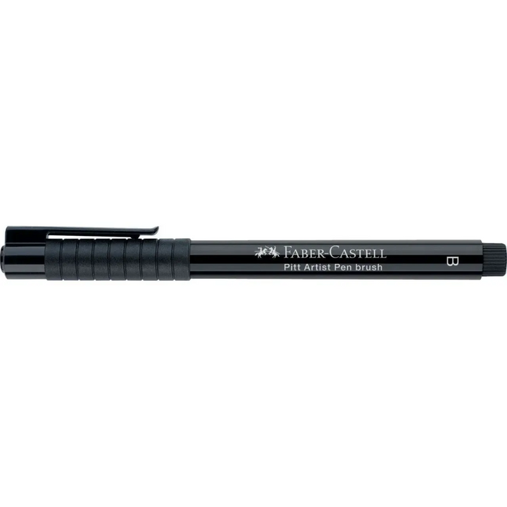 Faber-Castell Pitt Artist India Ink Pen B 199 Black Box Of 10 - A167499