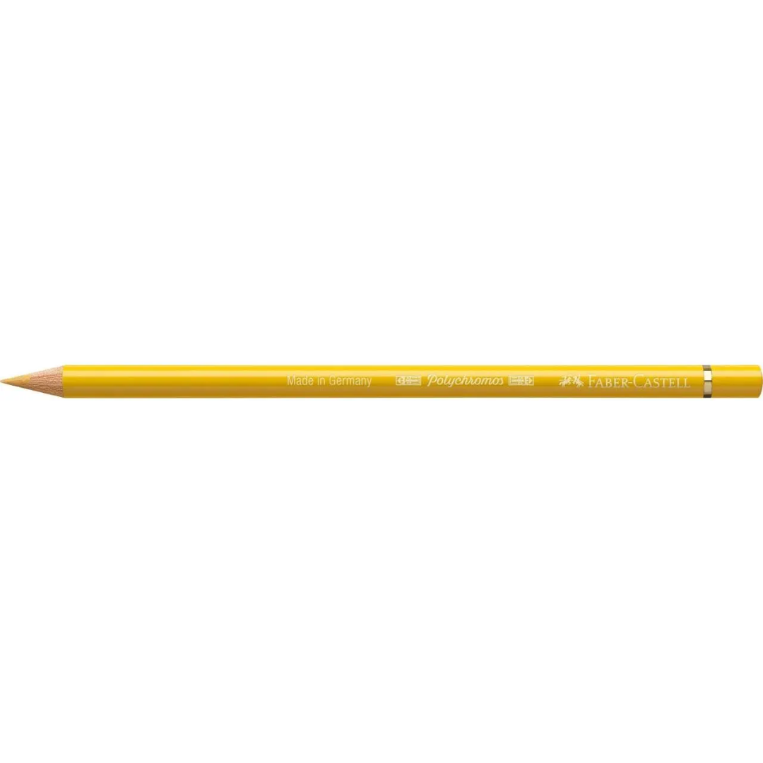 Faber-Castell Polychromos Colour Pencil 184 Dark Naples Ochre Box Of 6 - A110184
