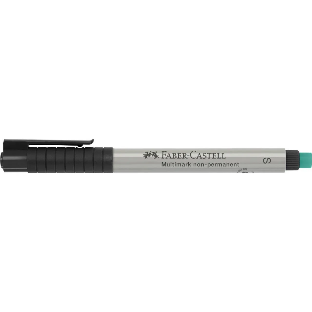Faber-Castell Multimark Overhead Water-Soluble Marker S Black Box of 10 - A152499