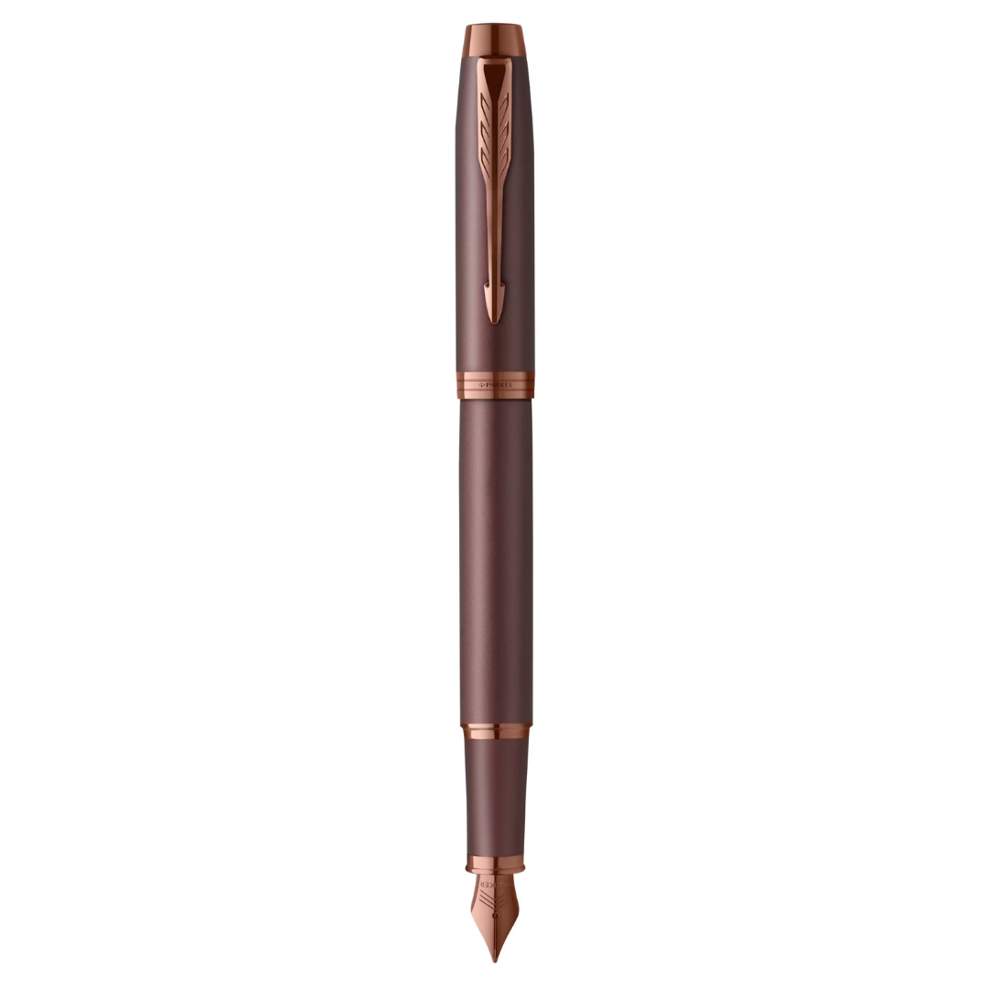 Parker IM Mono Fountain Pen Med Nib Blue Ink GB