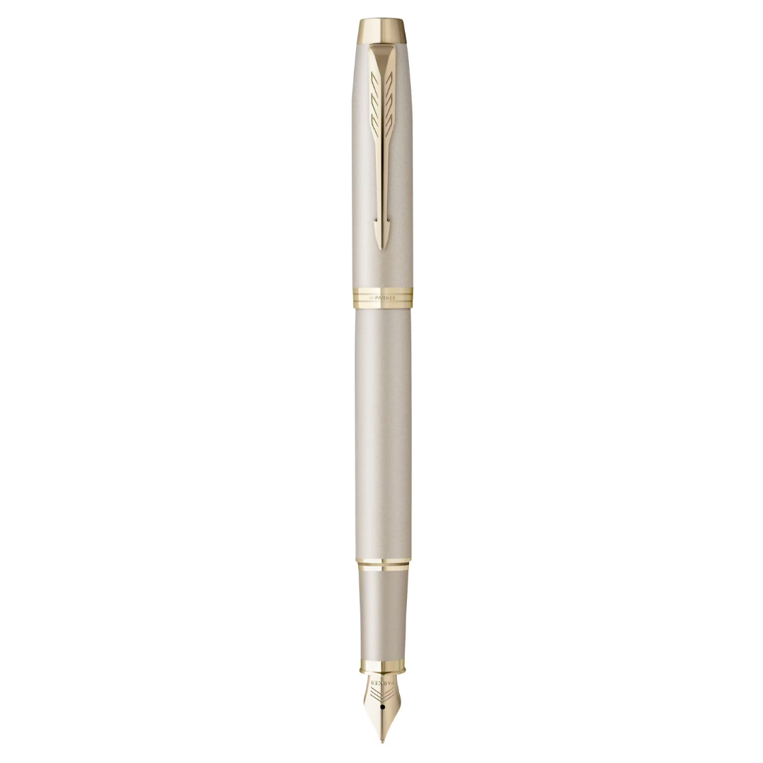 Parker IM Mono Fountain Pen Med Nib Blue Ink GB